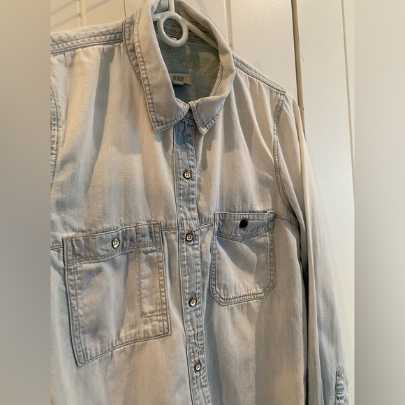 Madewell reverse-dyed denim shirt - Picture 2 of 5